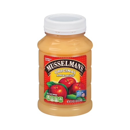 Musselmans Musselman's Original Apple Sauce 24 oz. Jar, PK12 FCASP3140MUS01